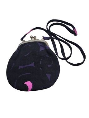 Marimekko Vintage Crossbody Bag Lilac, Pink And Black
